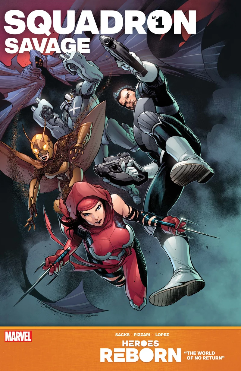 Heroes Reborn: Squadron Savage (2021) #1 B16 book cover