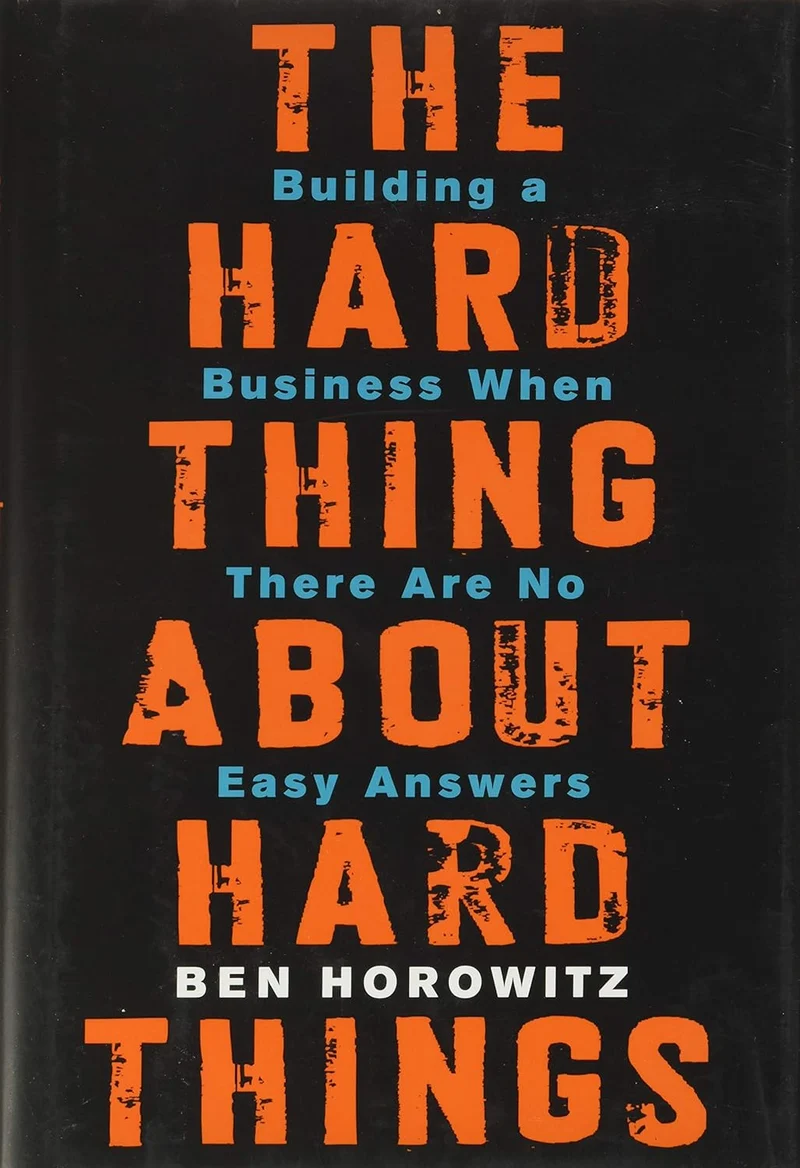 The Hard Thing about Hard Things book cover