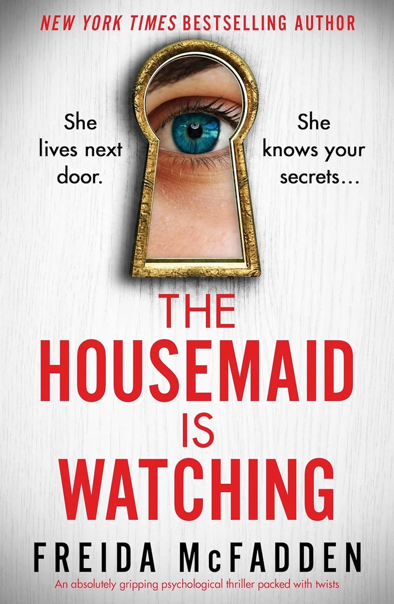 The Housemaid Is Watching by Freida McFadden book cover