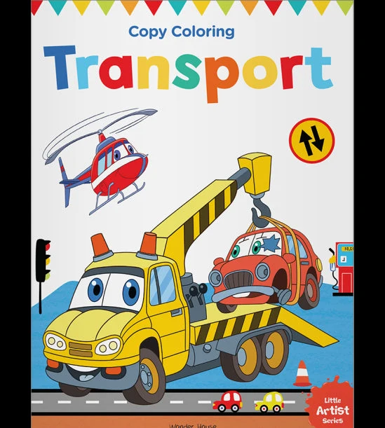 Little Artist Series Transport: Copy Colour Books book cover