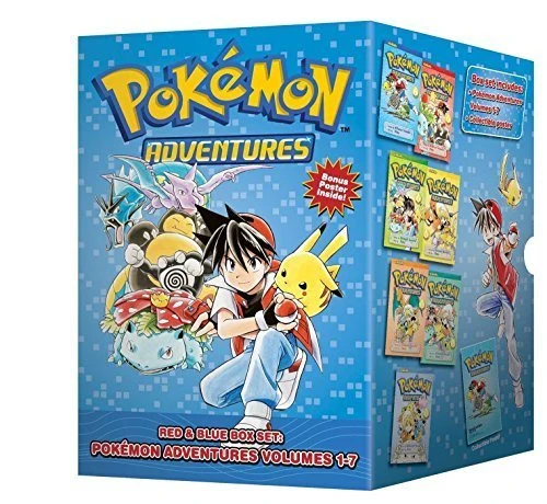 Pokemon Adventures Red and Blue 1-12 book cover