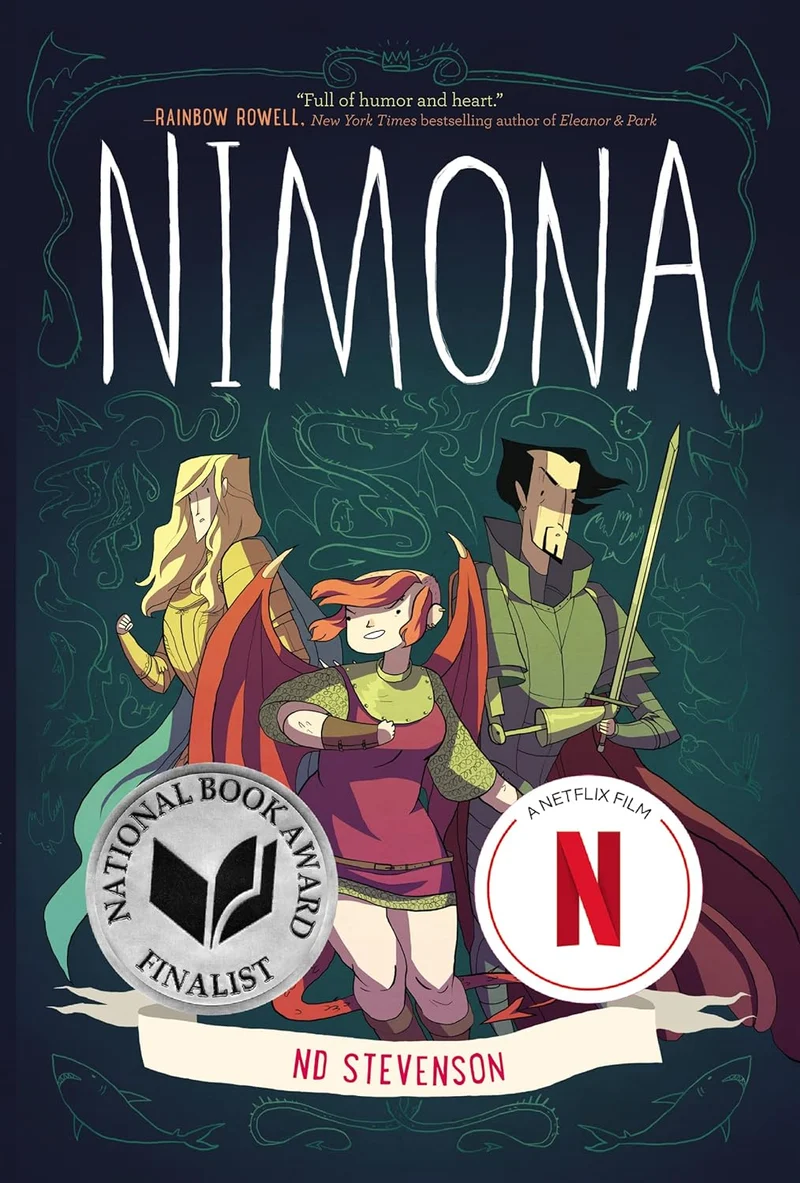 Nimona by Noelle Stevenson book cover