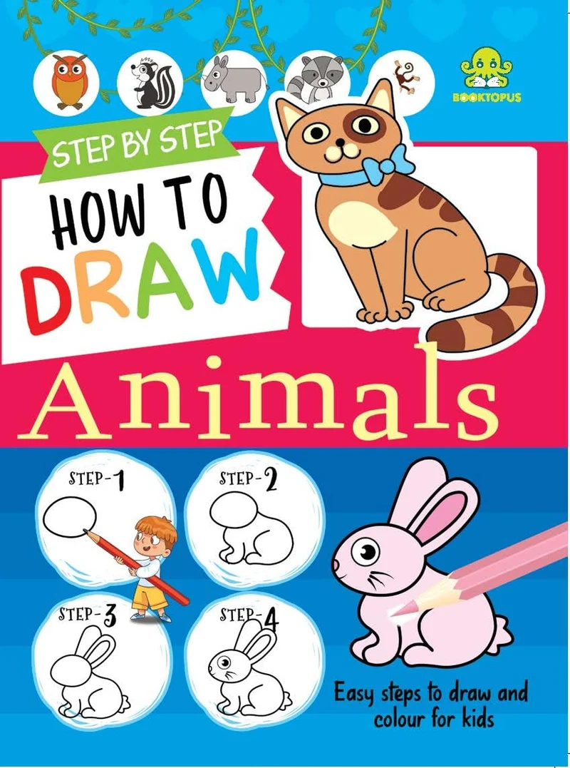Learn to Draw Animals book cover