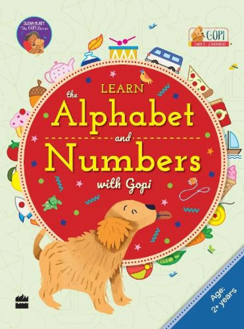 Learn The Alphabet And Numbers With Gopi (2-5 Years) book cover