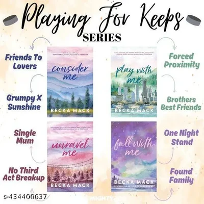 Combo 4 Bookset Consider Me, Play With Me ,Unravel Me ,Fall with Me (Playing for