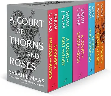 (5 books set) A Court of Thorns and Roses Paperback Box Set by Sarah J. Maas cover