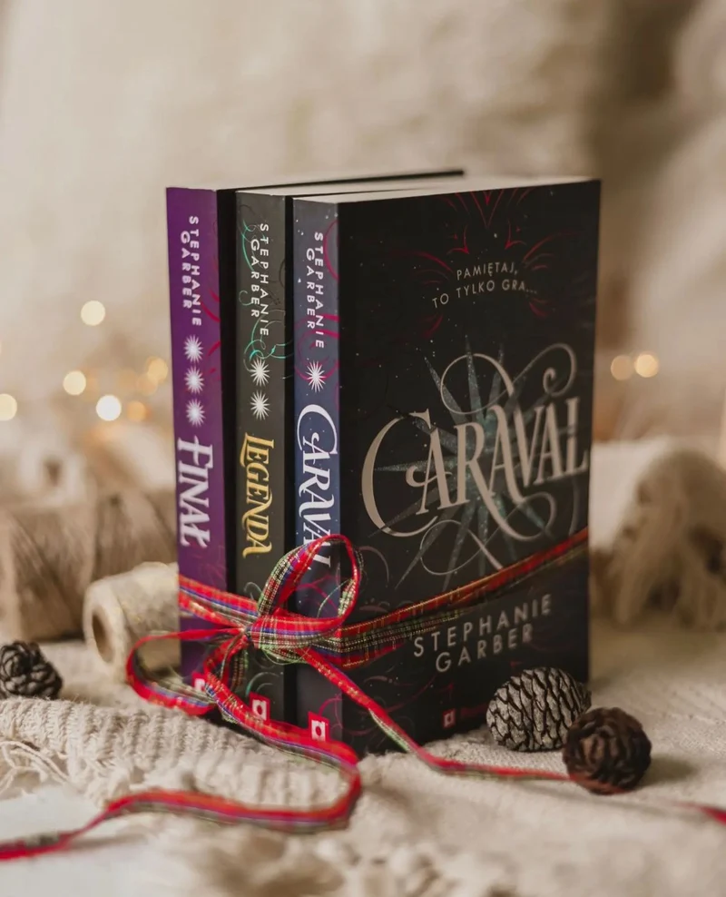 Caraval Trilogy by Stephanie Garber book cover