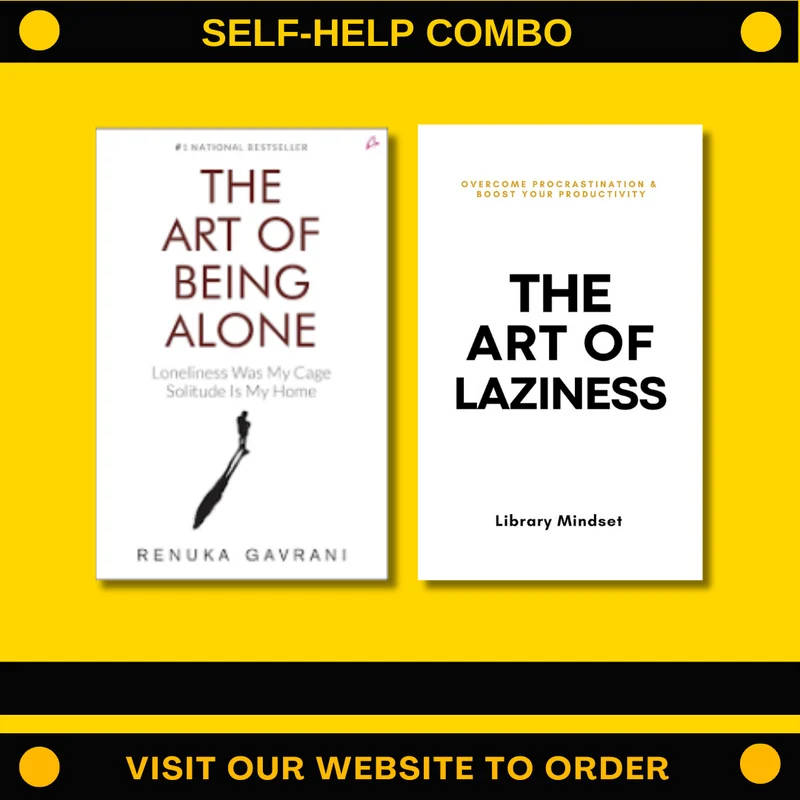 COMBO The Art Of Being Alone & The Art of Laziness book cover