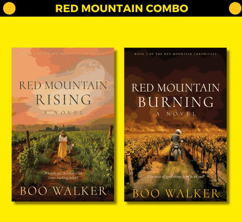 COMBO Red Mountain Rising and Red Mountain Burning book cover