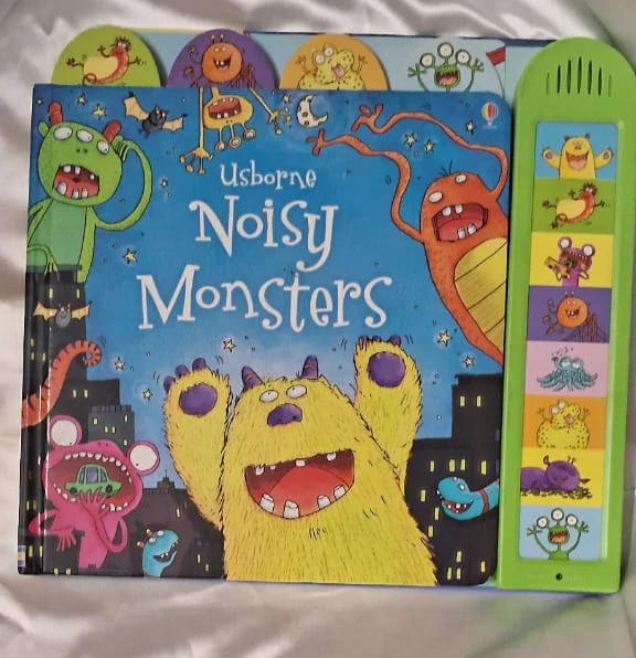 NOISY MONSTERS -usborne preloved HB without music book cover