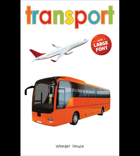 Transport - Early Learning Board Book With Large Font : Big Board Books Series book cover