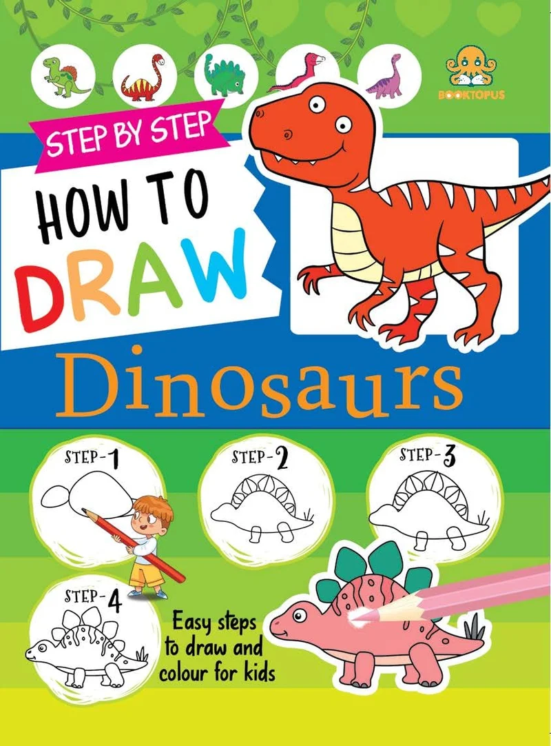 Learn to Draw Dinosaurs book cover