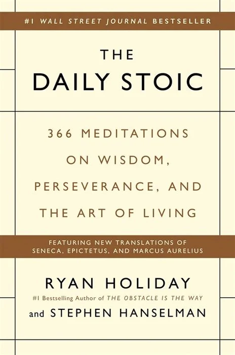 THE DAILY STOIC book cover