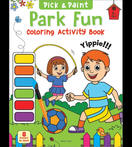 Pick and Paint Coloring Activity BookÊFor Kids: Park fun book cover