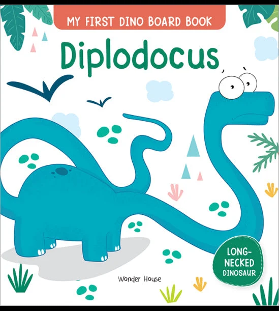 Diplodocus : My First Dino Board Book - Illustrated Dino Picture Book for Childr book cover