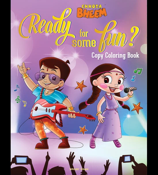 Chhota Bheem - Ready For Some Fun: Copy Coloring Book For Kids book cover