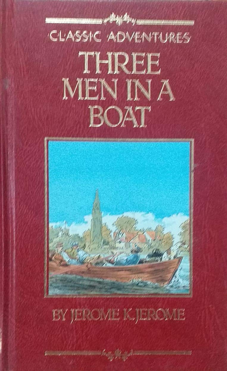 Preloved Hardcover Three Men in a Boat book cover