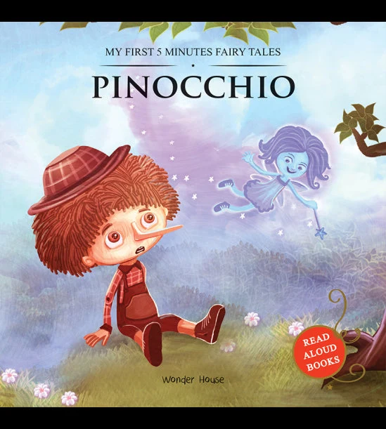 My First 5 Minutes Fairy Tales Pinocchio: Traditional Fairy Tales For Children ( book cover