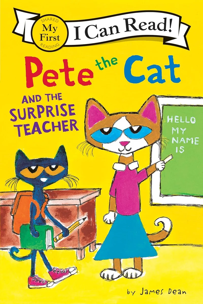 Pete the Cat and the Surprise Teacher (My First I Can Read) book cover