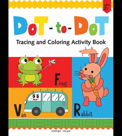 Preschool Activity Book: Dot-To-Dot - Tracing and Coloring Activity Book For Kid