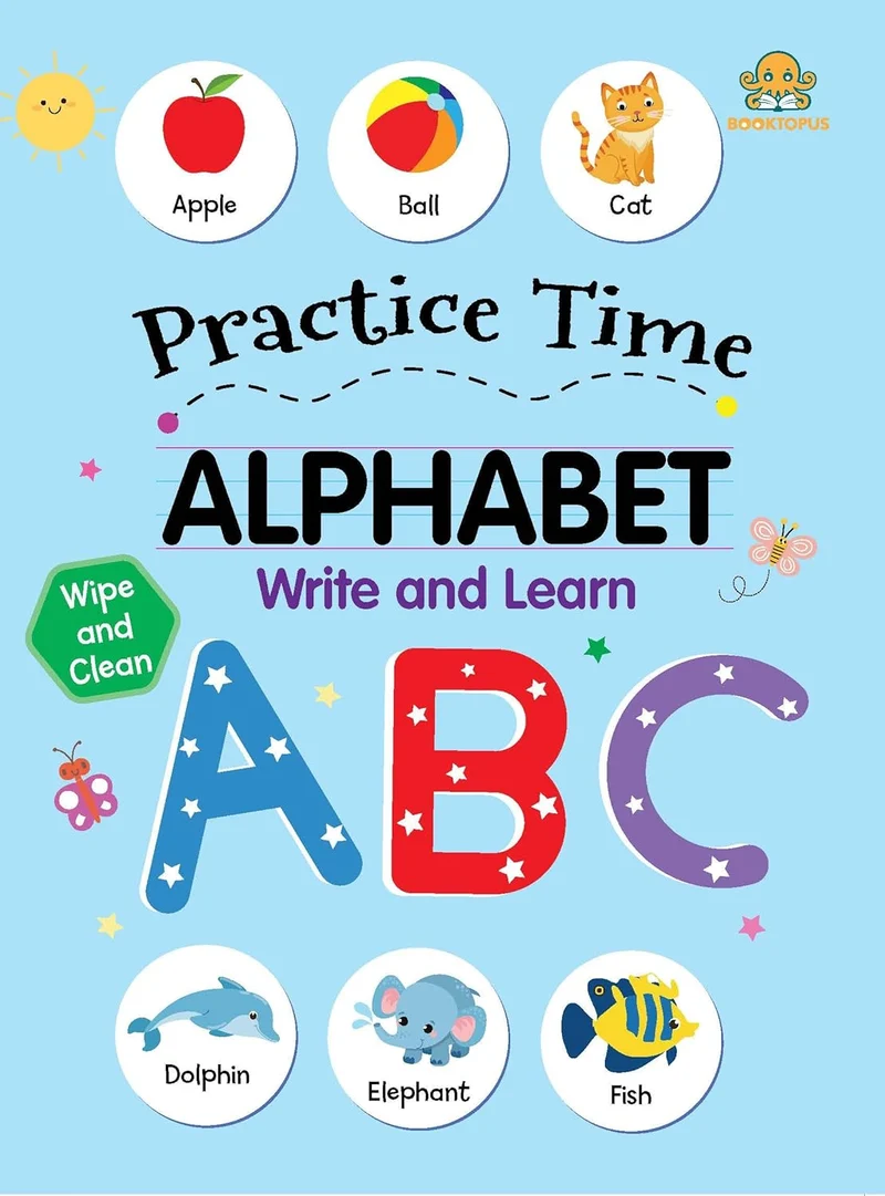 LETS PRACTICE WIPE N CLEAN ALPHABETS book cover