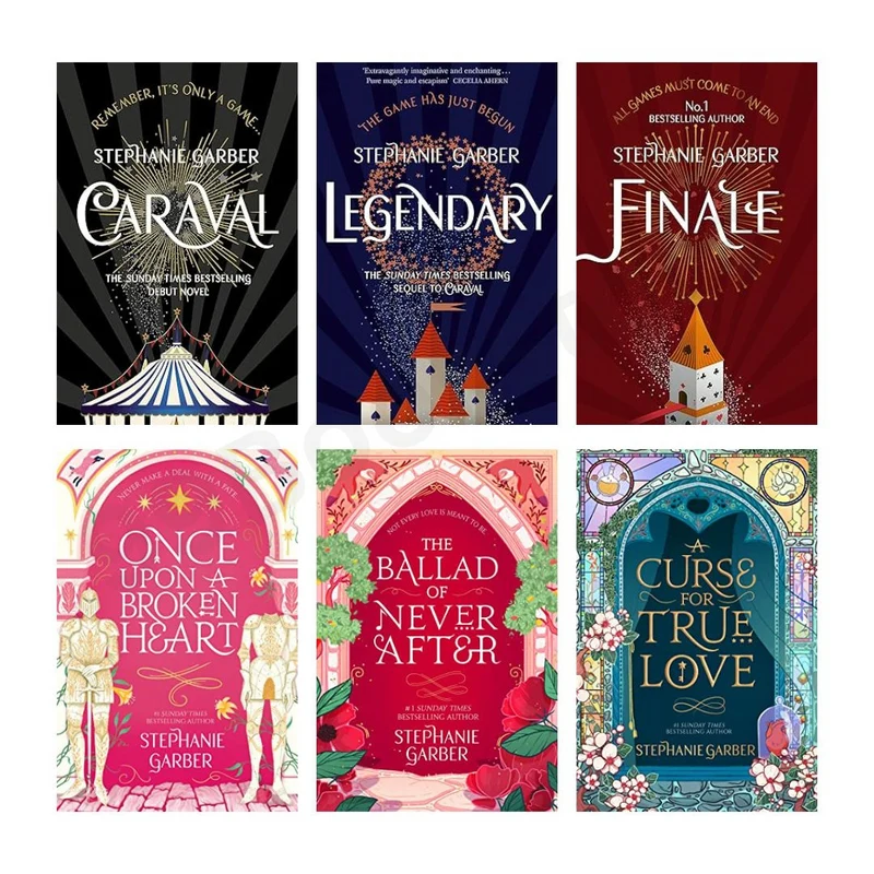 (6 Books Combo) Caraval Series & Broken Heart Series by Stephanie Garber book cover
