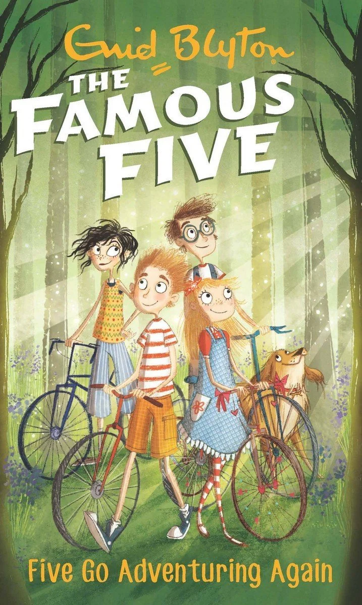 Five Go Adventuring Again book cover