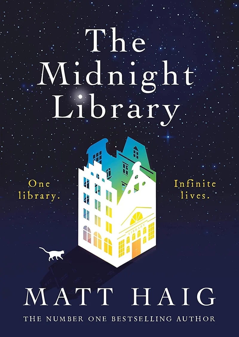 THE MlDNlGHT LlBRARY by Matt Haig book cover