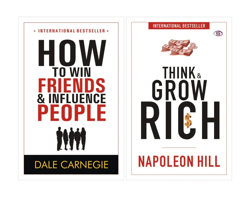 COMBO How to Win Friends & Influence People + Think & Grow Rich (Set of 2 Books) book cover