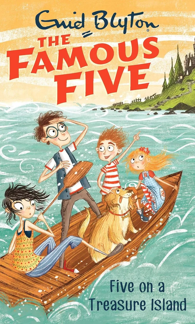Five On A Treasure Island book cover