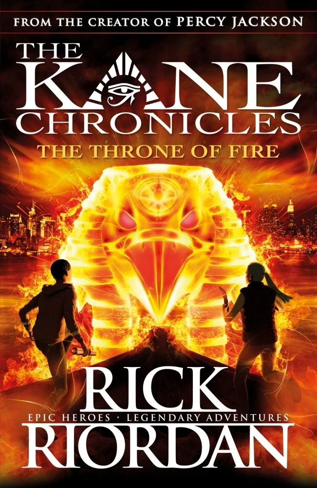 The Throne of Fire book cover