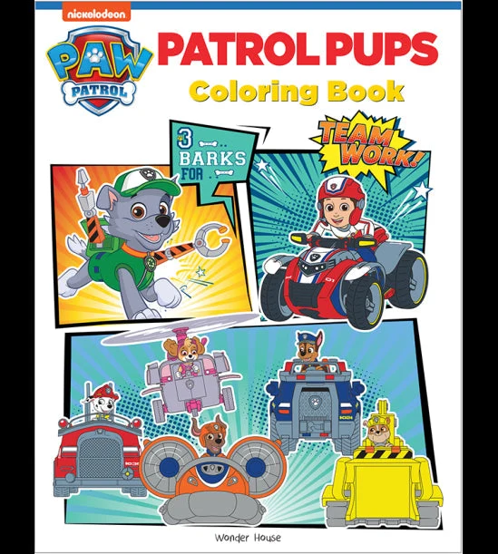 Patrol Pups: Paw Patrol Coloring Book For Kids book cover