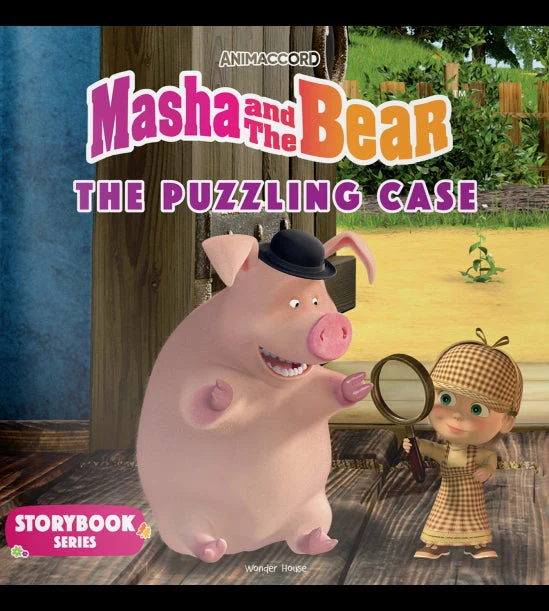 Masha and the Bear: The Puzzling Case (Story Book) book cover