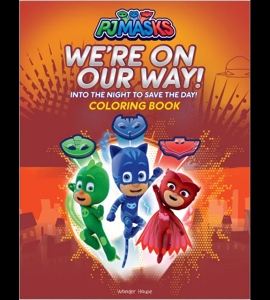 PJ Masks - We Are On Our Way: Coloring Book For Kids book cover