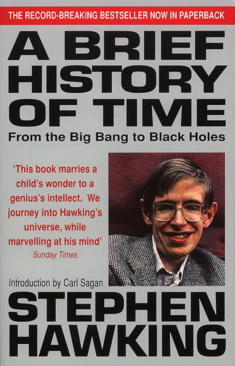 A Brief History Of Time : From Big Bang To Black Holes book cover