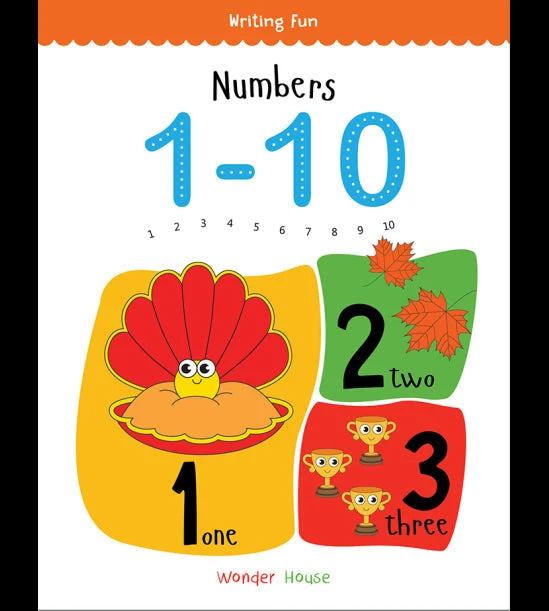 Numbers 1 - 10: Write and practice Numbers 1 to 10 book cover