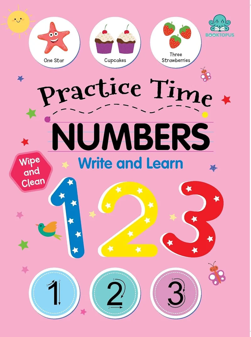LETS PRACTICE WIPE N CLEAN NUMBERS book cover