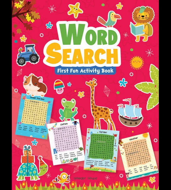 Word Search : First Fun Activity Books For Kids book cover