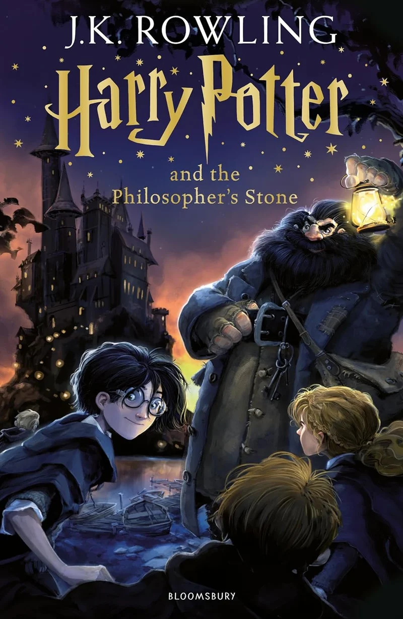 Harry Potter and the Philosopher's Stone by J.K. Rowling book cover