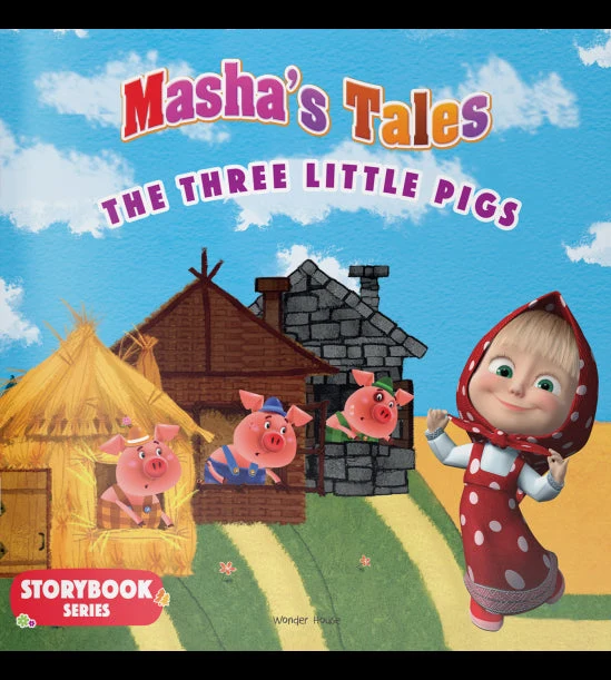 Masha Tales: The Three Little Pigs (Story Book) book cover