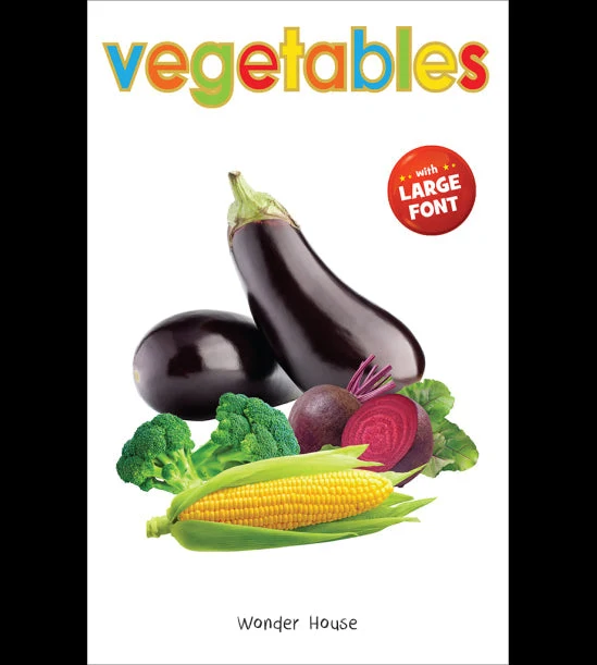 Vegetables - Early Learning Board Book With Large Font : Big Board Books Series book cover