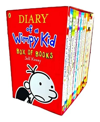Diary of a Wimpy Kid Box Set (RED) 12 BOOKS cover