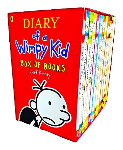 Diary of a Wimpy Kid Box Set (RED) 12 BOOKS book cover