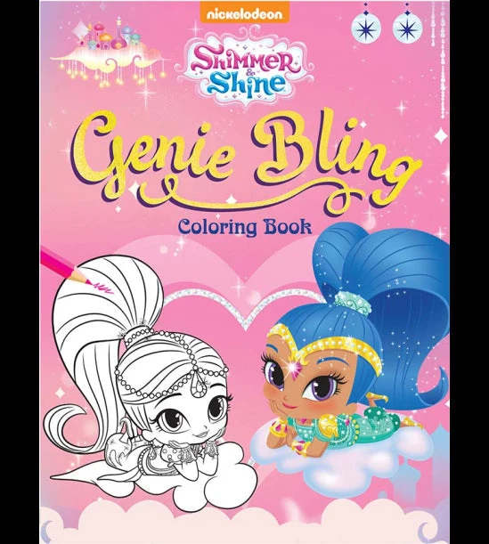 Genie Bling: Coloring Book for Kids book cover