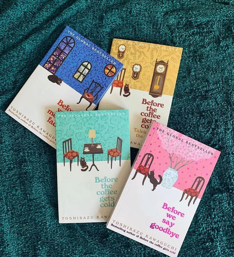 Toshikazu Kawaguchi set of 4 Books COMBO book cover