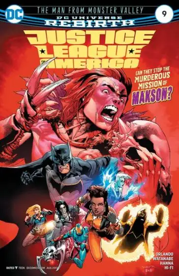 Justice League of America #9 B16 book cover