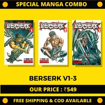 BERSERK Vol. 1-3 #Trending book cover