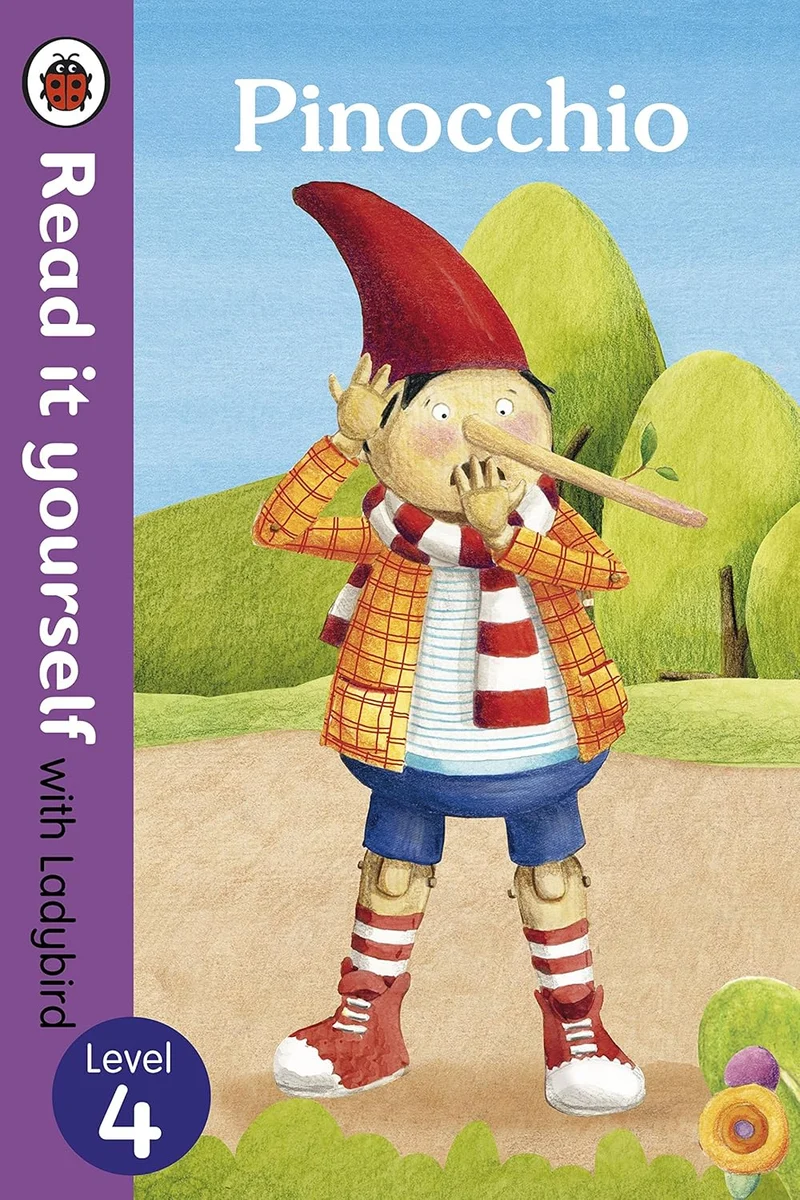 Read It Yourself with Ladybird Pinocchio (mini Hc): Level 4 book cover
