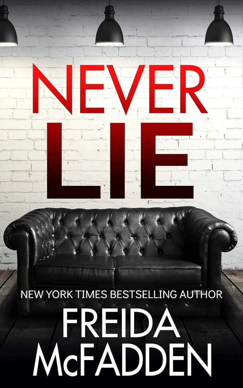 Never Lie by Freida McFadden book cover
