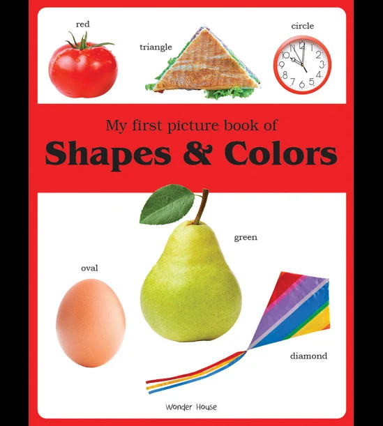 My first picture book of Shapes and Colours: Picture Books for Children book cover